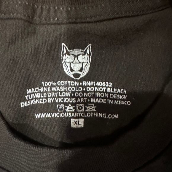 Mens Black t-shirt XL - Picture 2 of 2